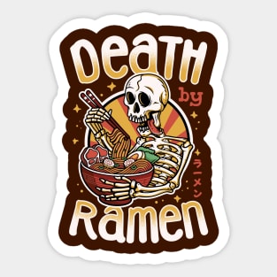 Death by Ramen v2 Sticker